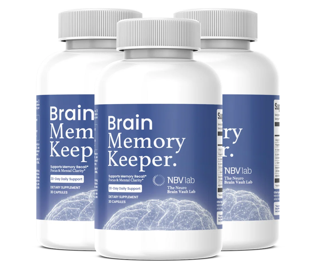 Brain Memory Keeper™ memory and cognitive wellness supplement for focus and mental clarity
